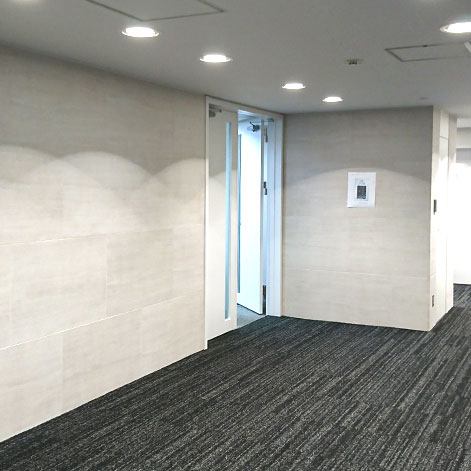 キョーライト東京支店、9階エレベーターホール